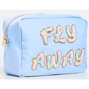 NWT Stoney Clover Lane Fly Away Large Pouch Periwinkle Blue